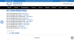 Desktop Screenshot of aothundongphuc.net