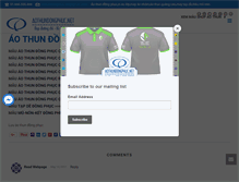 Tablet Screenshot of aothundongphuc.net